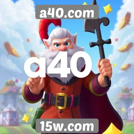 Exploração de jogos populares no site A40.com